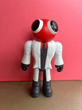 PhatMojo Rainbow Friends Series 1 Red Scientist 5" Action Figure